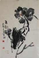 花鸟-牡丹-王军武