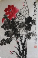 花鸟-牡丹-刘同珍